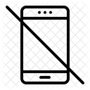 Kein Telefon Nicht Erlaubt Smartphone Symbol