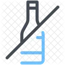 Flasche Getrank Kein Getrank Symbol