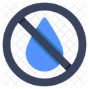 Kein Wasser  Symbol