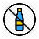 Anhalten Blockieren Trinken Symbol