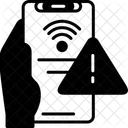 Kein WLAN Telefon In Der Hand Offline Icon