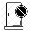 Blockierter Eintrag Symbol