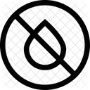 Keine Flussigkeit Akkreditierung Flugzeug Symbol