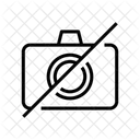 Flughafen Keine Kamera Bild Symbol