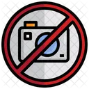 Keine Kamera Kein Foto Keine Fotografie Symbol