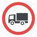 Nein LKW Achtung Symbol