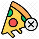 Keine Pizza Kein Junkfood Kein Fastfood Symbol