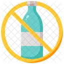 Keine Plastikflaschen Plastikflasche Keine Flussigkeit Symbol