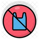 Keine Plastiktute Plastiktute Verboten Plastiktutenverbot Symbol