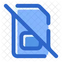 Keine SIM Karte Handy Karte Symbol