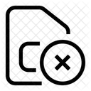 Kein SIM Kartenkreis Symbol