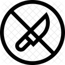 Keine Waffen Akkreditierung Flugzeug Symbol