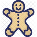 Kekse Lebkuchen Mann Icon