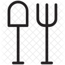 Kelle Schaufel Gartenarbeit Symbol
