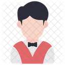 Kellner Barkeeper Steward Icon