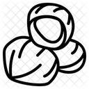 Keluak Noix Noire Noix Icône