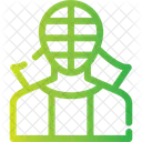 Kendo Japanese Fencing Icon