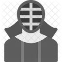 Kendo Japanese Fencing Icon