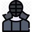 Kendo Japanese Fencing Icon