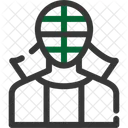 Kendo Japanese Fencing Icon