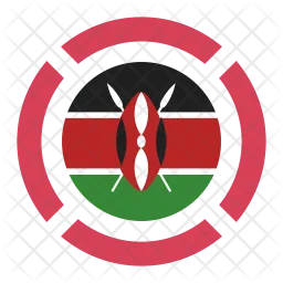 Kenia Flag Icono