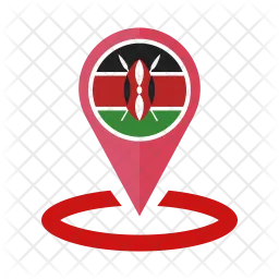 Kenia Flag Symbol