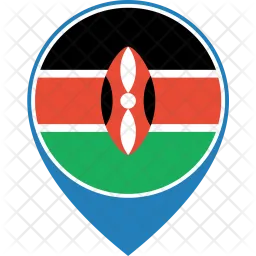 Kenia Flag Icono