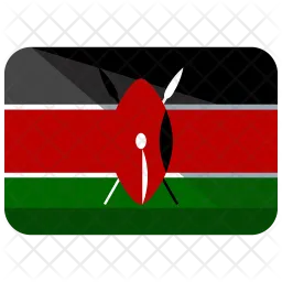 Kenia Flag Symbol