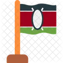 Kenia Bandera Bandera De Kenia Icono