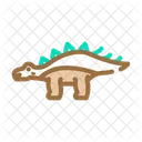Kentrosaurus Dinosaur Animal Icon