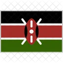 Kenya Flag Country Icon
