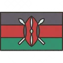 Kenya Flag  Icon