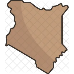 Kenya Map  Icon