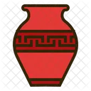 Keramikvase  Symbol