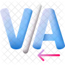 Kerning Edit Text Icon