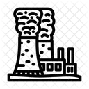 Kernkraftwerk  Symbol