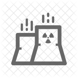 Kernkraftwerk  Symbol