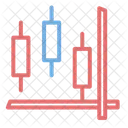 Kerzen-Stab-Chart  Symbol