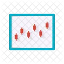 Kerzendiagramm Finanzdiagramm Diagramm Symbol