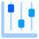 Leuchter Diagramm Statistiken Symbol