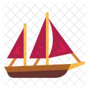 Ketch Boat Ship Icon