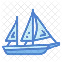 Ketch Boat Ship Icon