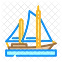 Ketch Ancient Ship Icon