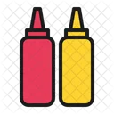 Ketchup Mayonaise Sauce Icon