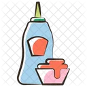 Ketchup Mayonnaise Sauce Icon