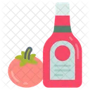 Ketchup Dipping Sauce Topping Sauce Icon