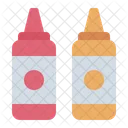 Ketchup And Mayonnaise  Icon