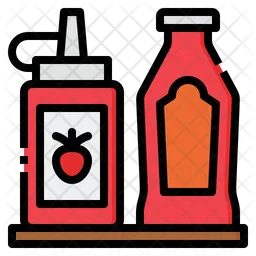 Ketchup Bottle  Icon