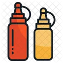 Ketchup Sauce Bottle Icon