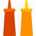 Ketchupflasche Saucenflasche Tomatensauce Symbol